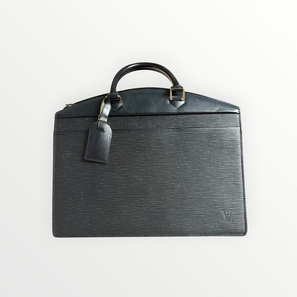 Louis Vuitton Handbags - Vintage Louis Vuitton Black Epi Riviera Tote